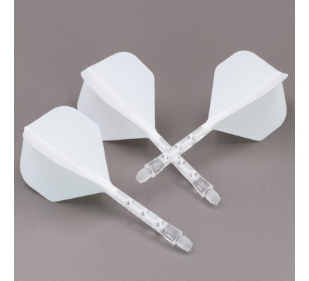 Flight/shaft Cuesoul Rost AK57 T19 Standard Blanche Clear Medium 