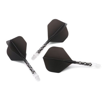 Flight/shaft Cuesoul Rost AK57 T19 Standard Black Clear Medium 