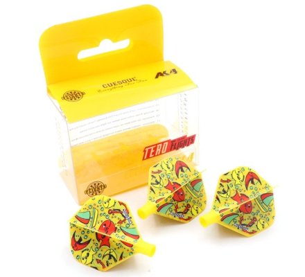 Flight/shaft Cuesoul Tero AK4 Standard Yellow Décor 2