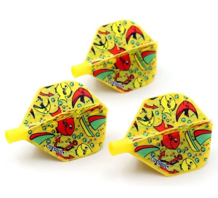 Flight/shaft Cuesoul Tero AK4 Standard Yellow Décor 2