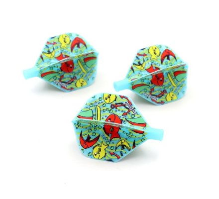 Flight/shaft Cuesoul Tero AK4 Standard Acqua Décor 2