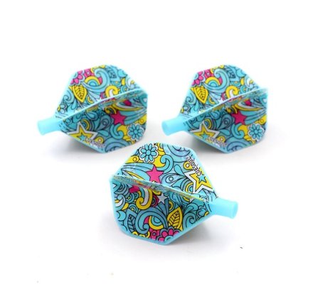 Flight/shaft Cuesoul Tero AK4 Standard Acqua Décor 