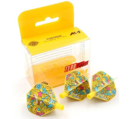 Flight/shaft Cuesoul Tero AK4 Standard Yellow Décor 