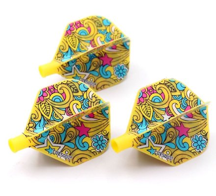 Flight/shaft Cuesoul Tero AK4 Standard Yellow Décor 