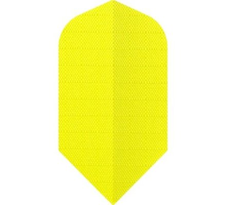 Lot de 3 ailettes de flechettes TISSU étroite JAUNE T43