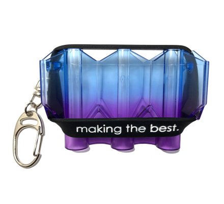 L-STYLE étui Ailettes "Krystal N°9 Blue Berry " 