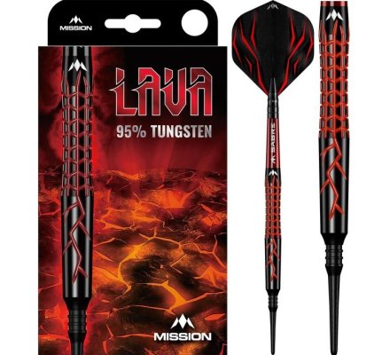 Jeu de fléchettes Mission Lava 20 gr 95 %