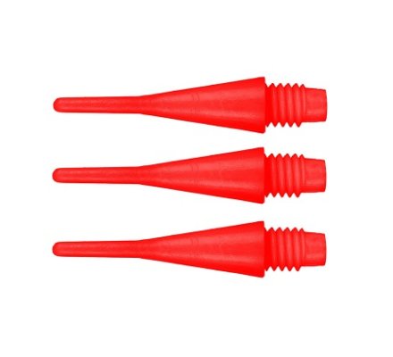 Pointes de fléchettes Bull's Long Life Short Rouges