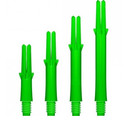 Lot de 3 tiges L-Style Locked Clear Verte Medium 330