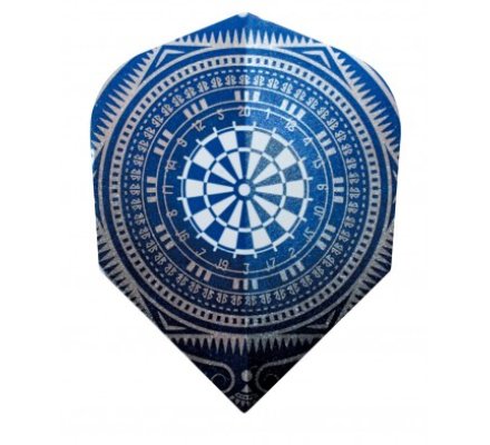 Lot de 3 ailettes standard Quadro Cible Blue HQ455