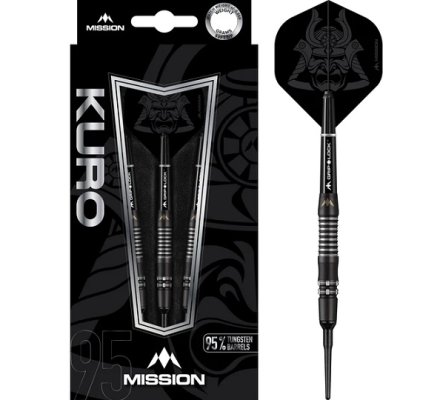 Jeu de fléchettes Mission Kuro Razor Scallop -Grip MD172