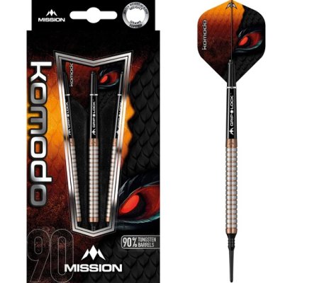 Jeu de fléchettes Mission Komodo M1 Eleck-Grip Rose-Gold MD707