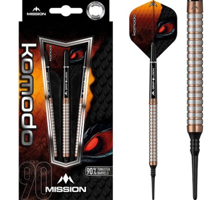 Jeu de fléchettes Mission Komodo M1 Eleck-Grip Rose-Gold MD708