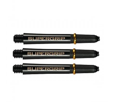 Lot de 3 tiges de fléchettes Supergrip Noir Intermediare. S107