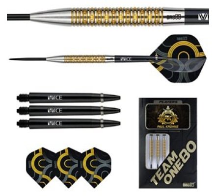 Fléchettes Acier One80 Paul Krohne 22 gr