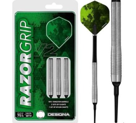 Fléchettes nylon Designa Razor Grip V2-M1 20 gr