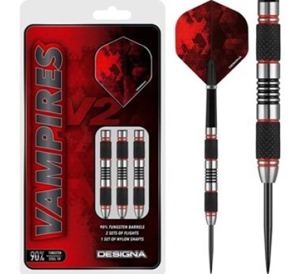 Fléchettes acier Designa  Vampires M1 22 gr