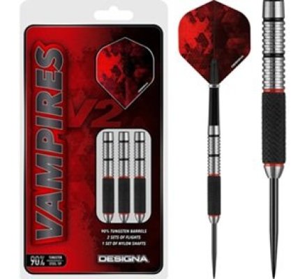 Fléchettes acier Designa  Vampires M3 23 gr