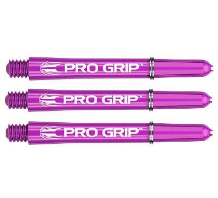 Lot de 3 Tiges de flechettes Target Pro Grip Purple Short P848
