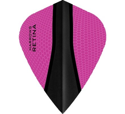Lot de 3 ailettes de fléchette Kite Harrows Retina-X Rose 091