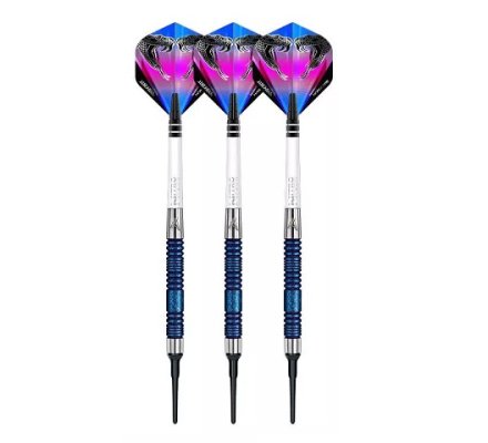 Jeu de fléchettes Nylon Peter Wright Euro 11 Blue 20 gr RD086