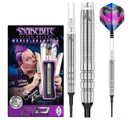 Jeu de fléchettes Nylon Peter Wright Snakebite Sylver PL15 18 gr R593