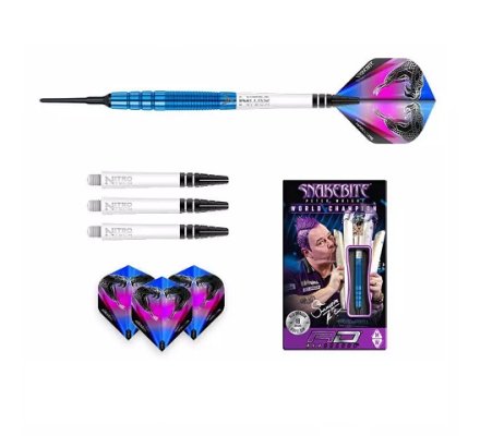 Jeu de fléchettes Nylon Peter Wright Snakebite Blue PL15 18 gr R594
