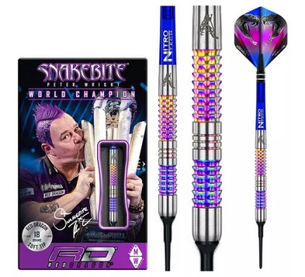 Jeu de fléchettes Nylon Peter Wright Mamba R 18 gr RD916