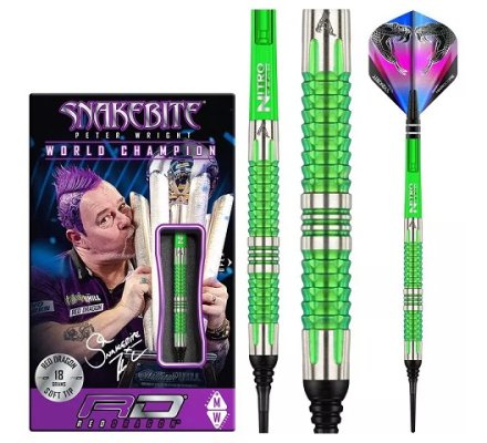 Jeu de fléchettes Nylon Peter Wright Mamba 2 18 gr RD917