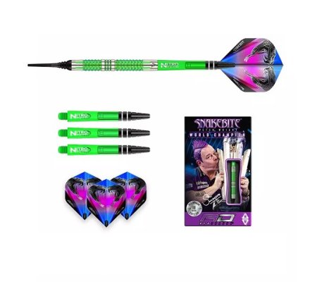Jeu de fléchettes Nylon Peter Wright Mamba 2 18 gr RD917