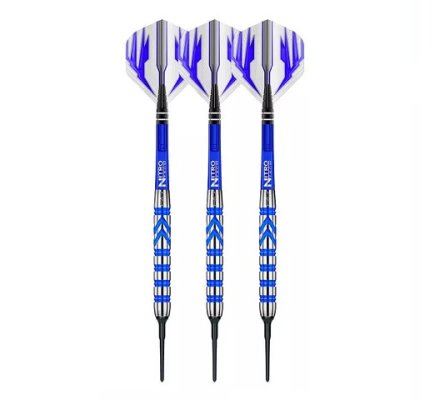 Jeu de fléchettes Nylon Gerwyn Price Iceman Bleu 20 gr RD922