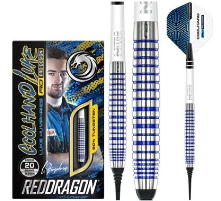 Jeu de fléchettes Red Dragon Luke Humphries TX3 Cool Blue 20 gr