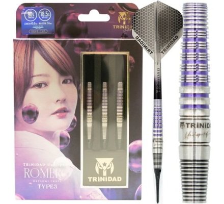 Jeu de fléchettes Trinidad Natsumi Iwata - Romero  - Type 3  18,5 gr