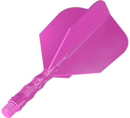 Flight/shaft Viper Diamond Core Pink Fluo Medium