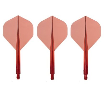 Flight/shaft Condor AXE Red Transparent long