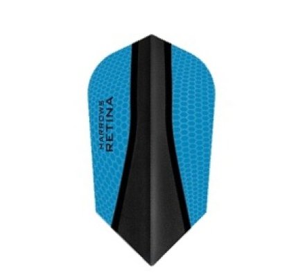 Lot de 3 ailettes de fléchette Slim Harrows Retina-X Bleu 463