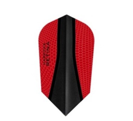 Lot de 3 ailettes de fléchette Slim Harrows Retina-X Rouge 458