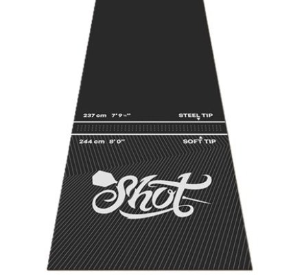 Tapis pour cible de fléchette Shot Rec Room