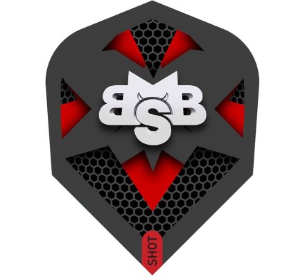 Lot de 3 ailettes Shot Branded Michael Smith Tenacious