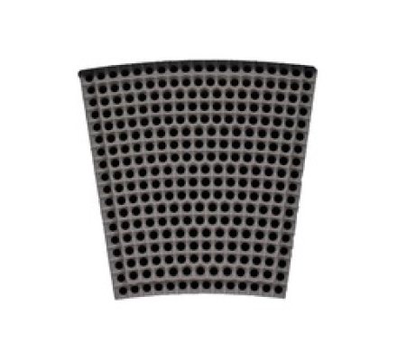 Segment Simple Carré Gris H2