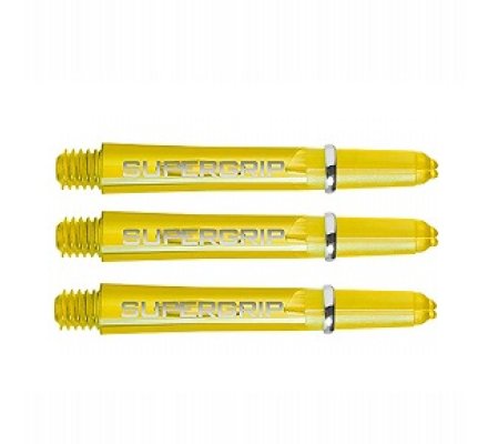 Lot de 3 tiges de fléchettes Supergrip Jaune Medium SP0425