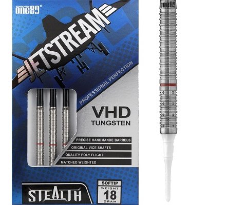 Jeu de fléchettes One80 Jetstream Stealth 16 gr 