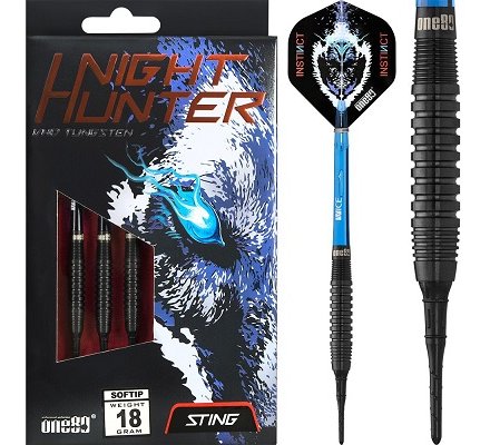 Jeu de fléchettes One80 Night Hunter-Sting 16gr 