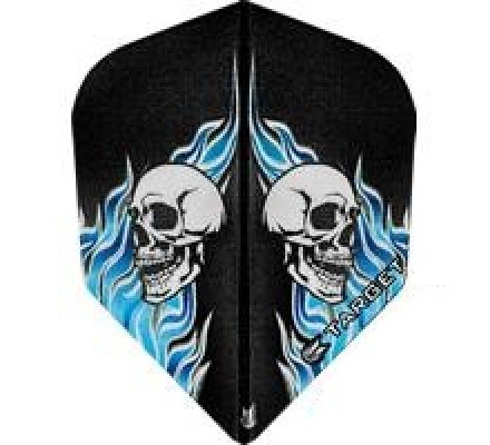 Lot de 3 ailettes Target Vision Black Blue 2 Skull  T2177
