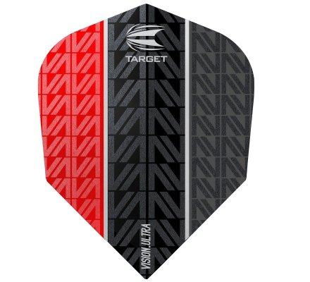 Lot de 3 ailettes Shape Target Vapor Rouge T2470