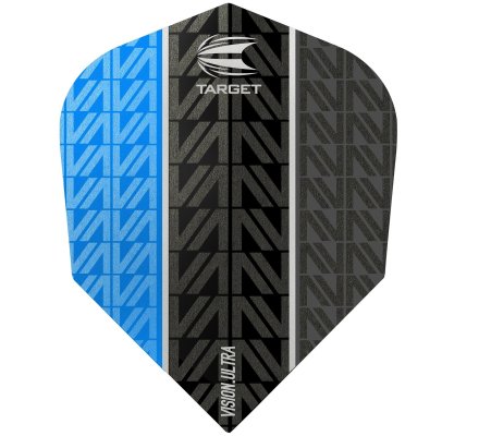 Lot de 3 ailettes Shape Target Vapor Bleu T2480