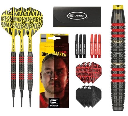 Fléchettes Target Dimitri Van Den Bergh Brass en 18 gr