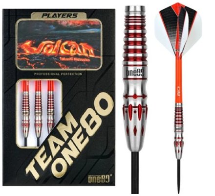 Fléchettes Acier One80 Takashi Masuoka - Volcan 22 gr