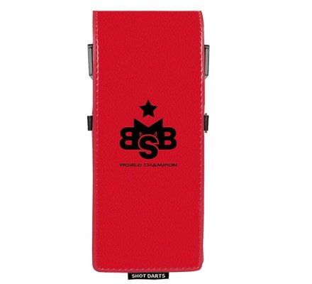 Etui de fléchettes Shot Michael Smith Rouge
