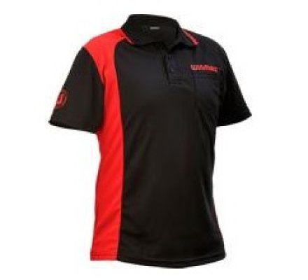 Polo Winmau WinCool  Noir/Rouge